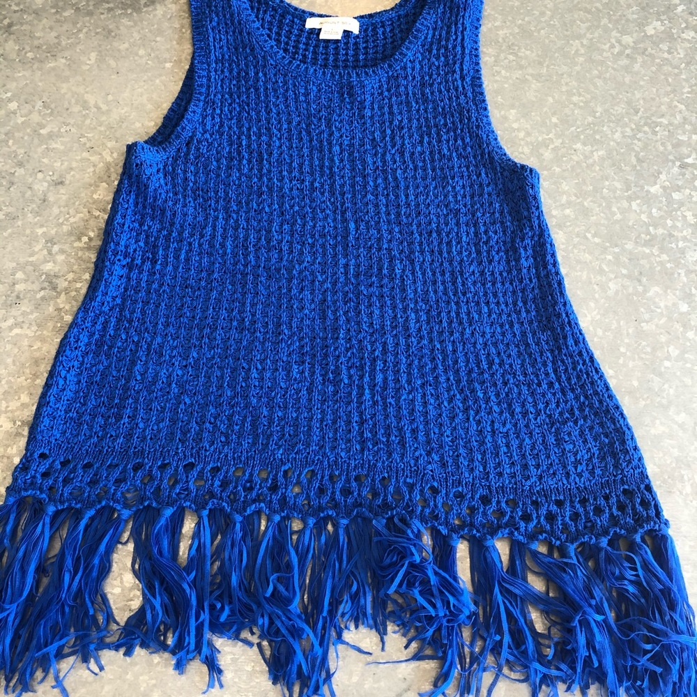 August Silk Sleeveless Sweater Woman’s L